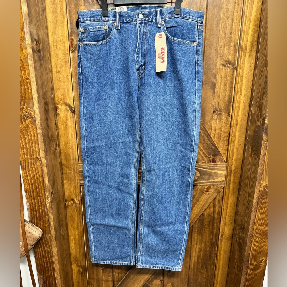 2 pairs!! NEW! Levi’s 505™ REGULAR FIT MEN'S JEANS, Medium Stone Wash, 38x34 - Picture 8 of 14